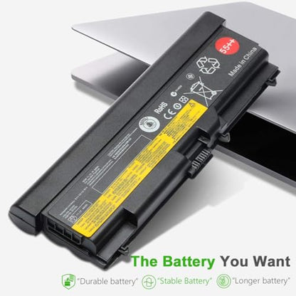 LQM 11.1V 94Wh/8.4Ah Laptop Battery for Lenovo ThinkPad | 55++ T410 T420 E420 T510 T520 T520i W510 W520, 57Y4186, 42T4799, 42T4798, New - color: SL410