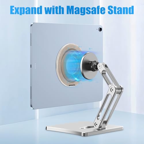 Tablet Ring Holder - Adjustable Universal Tablet Hand Strap Holder Stand | 360 Degree Handle Grip Adhesive Handle Mount for iPad Air Pro Mini /Galaxy Tab/ Lenovo/Xiaomi/Huawei/Kindle All 7-13" Device - color: Gold