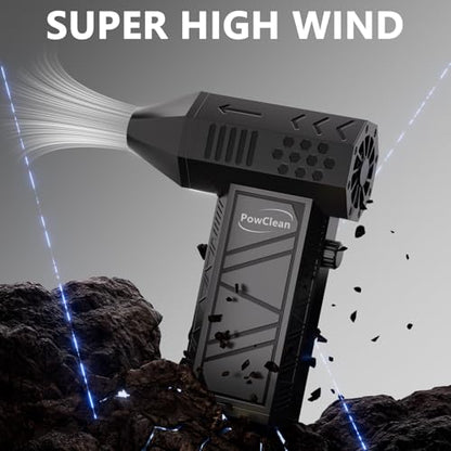 Compressed Air Duster, Electric Air Duster, Super Powerful 130000RPM Mini Air Blower Gun,Dust Blower for Computer Keyboard, Car Cleaning, Home, and Outdoor Use