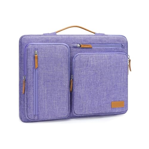 MOSISO 9-11 inch Tablet Sleeve Case for iPad A16 2025, iPad Air 11 inch M3 M2, iPad Pro 11 M4, iPad 10/9/8/7th, Galaxy Tab A9+/S9/S8/Plus 11, Side Open Carrying Bag with 4 Zipper Pockets, Purple - color: Purple, size: 11 inch