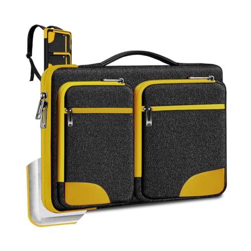 360 Protective Laptop Case 15" 15.6" 16" Sleeve, Water-Resistant Handbag with Straps Compatible with 16" MacBook Neo, MacBook Pro Air 16"/15", XPS 16" and Most 15" 15.6" 16" Notebooks,B01YL02 - color: B01yl02, size: 15"-16"
