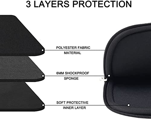 Laptop Case Sleeve 14 inch, Durable Carrying Bag Shockproof Protective Case Cover, Handbags Briefcase Laptop Bag Compatible with 14" MacBook Air/Pro HP Asus Lenovo Notebook Computer, Black - color: Black, size: 14 inch
