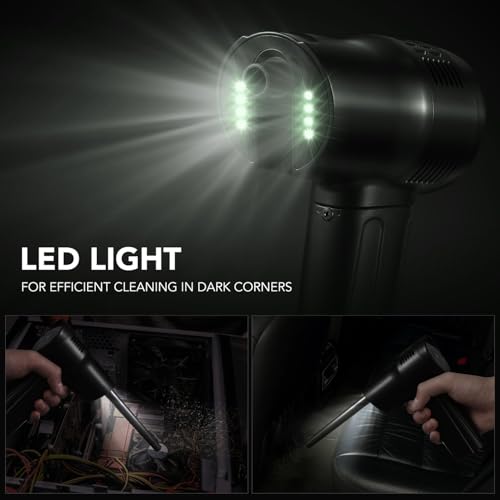 DOITOOL Electric Compressed Air Dust Blower Cordless Rechargeable for Electronics Keyboard Car Home Cleaning