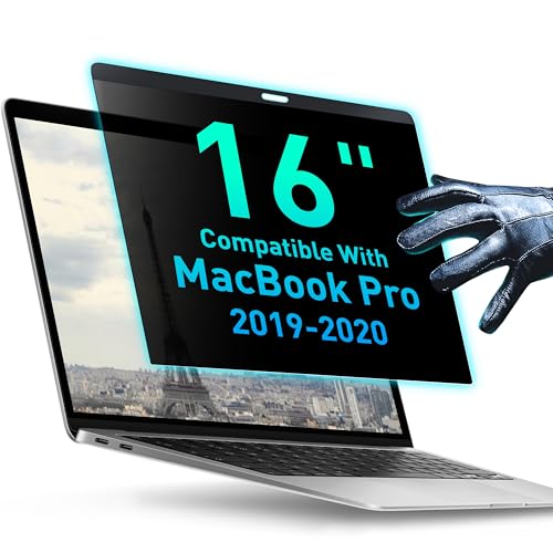 Magnetic Privacy Screen Compatible with MacBook Pro 16" 2019, 2020 Anti-Blue Light Laptop Screen Protector Filter Blue Light Blocking Filter - size: [1 Pack] For MacBook Pro 16" (2019-2020)