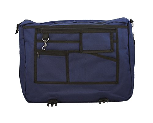 Deluxe Expandable Briefcase - color: Blue