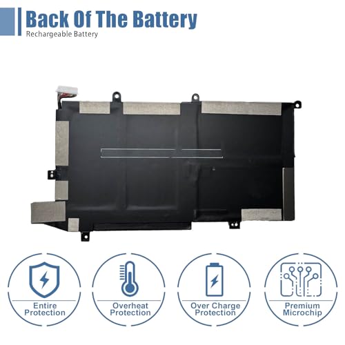 WS04XL Laptop Battery Replacement for HP Spectre x360 14t-ea00 14-ea0002ni 14-ea0002nx 14-ea0003ns Series WS04XL HSTNN-DB9Z L97352-2D1 L97357-005 7.7V 66.52Wh 8210mAh - size: 9.78*5.15*0.25 inch WS04XL