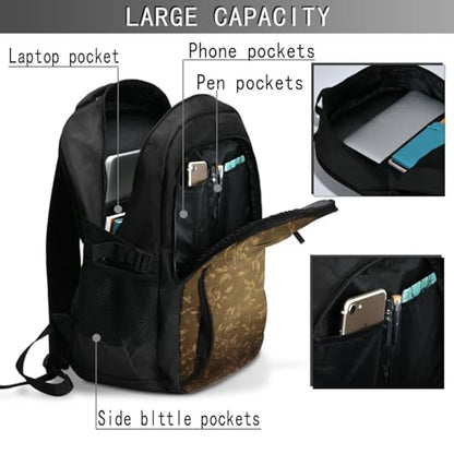 Travel Laptop Backpack Business Backpack for Men Women Large Texture Travel Backpack with USB Charging Port