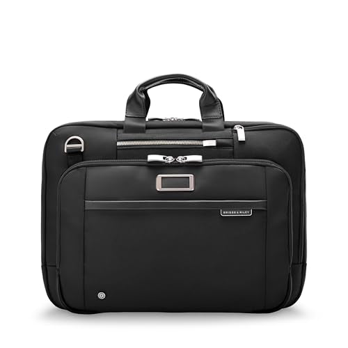 Briggs & Riley @work Large Expandable Brief - color: Black, size: Large Expandable Brief