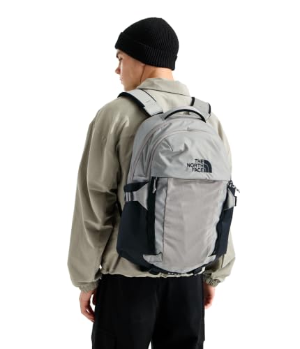 The North Face Recon Everyday Laptop Backpack, Stone Slab/Blk, One Size | Daypack, Water Repellent, Laptop Sleeve, 2 Water Bottle Pockets - color: Stone Slab/Tnf Black, size: One Size