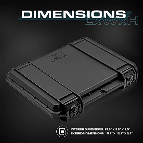 Seahorse Protective Equipment Cases 85 Laptop Micro Case 85BK: 85 Laptop Micro Case Black, One Size - color: Black