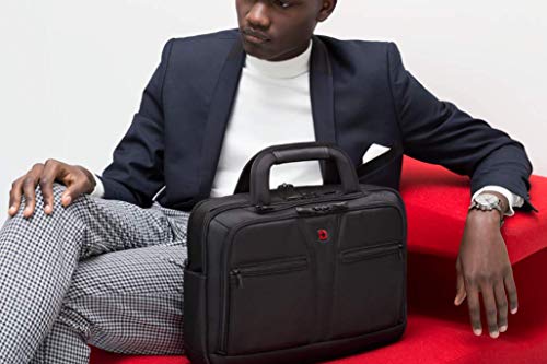 Wenger 606464 BC PRO 14"/16" Expandable Laptop Brief, SmartGuard Laptop Protection with a QuickAccess Tablet Pocket in Black (11 litres), Black, BC Pro - Slimline - size: 14 Inch/16 Inch Messenger Bag, style: Bc Pro - Slimline