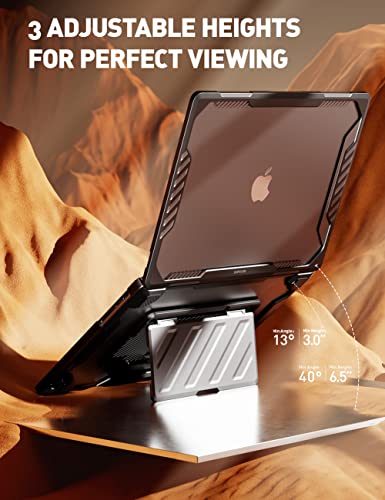 SUPCASE for MacBook Pro 16 Inch Case with Stand 2026-2021 (Unicorn Beetle Pro), M5/M4/M3/M2/M1 Pro/Max A3429 A3428 A3403 A3186 A2991 A2780 A2485 Heavy Duty Protective Cover for MacBook Pro 16",Black - size: MacBook Pro 16"