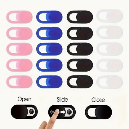 5Pcs Camera Privacy Cover Slider, Webcam Lens Protector for Laptop, PC, Tablet, Phone, Anti‑Peeping Slide Blocker for Privacy Security - size: 5Pcs