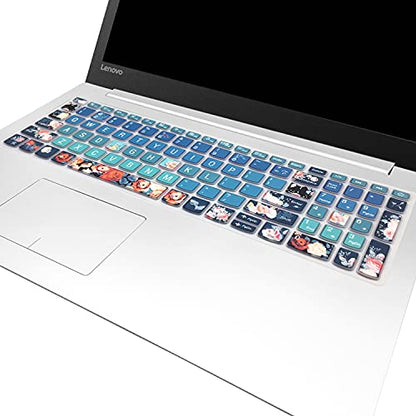 Keyboard Cover for Lenovo IdeaPad 320 330 330s 340s 520 720s 130 S145 L340 S340 15.6" 17.3"/ IdeaPad 3/Yoga C740 C940 15.6"/ ThinkBook 15/Lenovo-A12, Rose - color: Rose