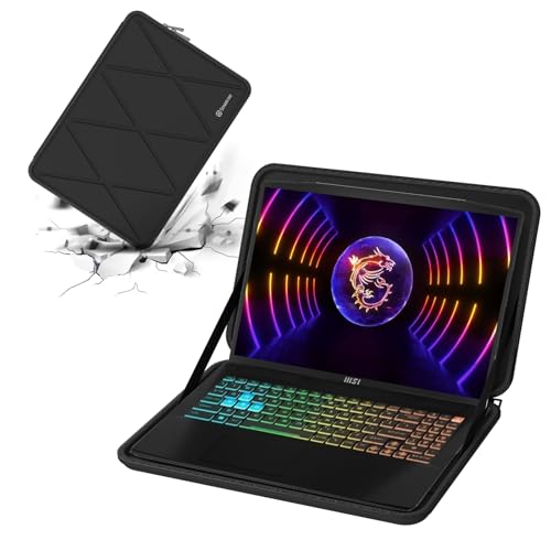 Smatree Hard EVA Protective Case Compatible for 16inch MSI Gaming Laptop Crosshair 16 HX D14V, for 16inch MSI Gaming Laptop Pulse 16 AI C1V, for 16inch MSI Gaming Laptop Sword 16 HX B14V Sleeve(A1550) - color: for 16 inch MSI-2 Notebook
