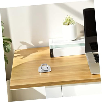 ARTIBETTER 2pcs Laptop Lock Security Anchor Plate Fixed Base for Monitors Tablets and Phones Anti-Theft Desk Mount Lock for Protection and Wide Compatibility