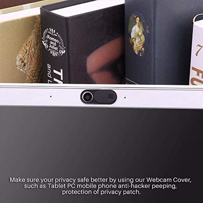 Webcam Cover Slide, Ultra Thin Round Hole Laptop Camera Cover Slide Blocker for Computer MacBook Pro iMac PC Tablet Notebook Surface Pro Echo Show Camera, Ultra Thin Privacy Protector（6 pack） - size: 1.1in*0.39in*0.03in