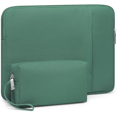 HYZUO 14-15 Inch Laptop Case Sleeve Bag Set for MacBook Air M5,Jungle Green | for MacBook Air 15 M5 A3448 M4 M3 M2 2026-2023, MacBook Pro 15, XPS 14/15 Plus, Case for 14 15 Surface HP Lenovo Asus Acer - color: Jungle Green, size: 14-15 Inch