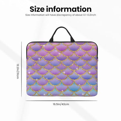 Laptop Case 14 Inch, Soft Shockproof Laptop Sleeve with Handle, Protective Bag - color: Pattern (666)