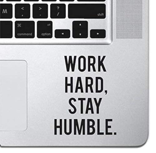 2PCS Hustle Hard Stickers – 3x4 Inches Vinyl Motivational Laptop Decals – Work Hard Stickers for Laptop, Luggage, Scrapbook, Computer, Waterproof - color: Work Hard