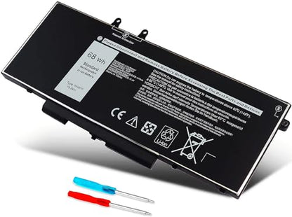 68Wh 3HWPP Laptop Battery Replacement for Dell Latitude 5510 5410 5501 5401 5511 5411 Precision 3541 3551 Inspiron 7706 2n1 Inspiron 17 7500 7506 2-in-1 Black Edition 03HWPP 10X1J N2NLL 1VY7F 451-BCMN - size: 3HWPP