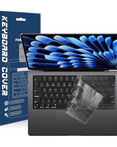 Premium Ultra Thin TPU Keyboard Cover Protector Translucent for MacBook Neo 13"(2026, Touch ID)/ Air 13"/15" /Pro 14"/16" US Layout Clear Keyboard Protector 2026-2021 M5/M4/M3/M2/M1 Chip (Grey) - color: grey, size: MacBook Neo 13/ Air 15/13/ Pro 14/16
