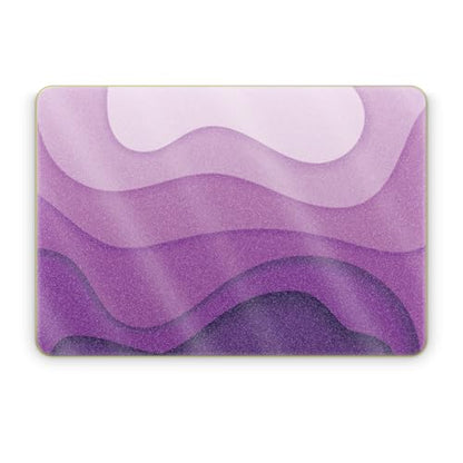 Glossy Glitter Laptop Skin Compatible with Apple MacBook Neo - Papercraft Purple - Premium 3M Vinyl Protective Wrap Decal Cover - Easy to Apply | Crafted in the USA by MightySkins - color: Papercraft Purple, size: MacBook Neo Full Cover Skin, style: Gloss