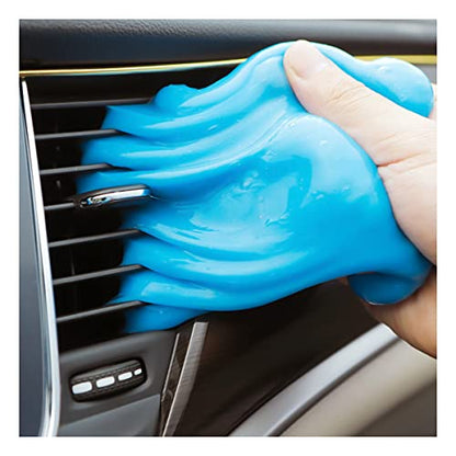 Moly Magnolia Cleaning Gel for Car, Universal Detailing Putty Gel Detail Tools Car Interior Cleaner, Removal Putty Keyboard Cleaner for Car Vents, PC, Laptops, Cameras (Blue) - color: Blue