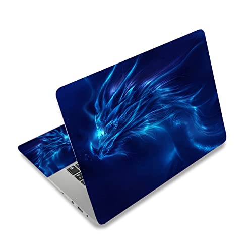 Laptop Notebook Skin Sticker Cover Decal Fits 12 13 13.3 14 15 15.4 15.6 inch Laptop Protector Notebook PC ，Protector Cover for Toshiba Hp Samsung Dell Apple Acer Leonovo Sony Asus Notebook - color: Blue Dragon
