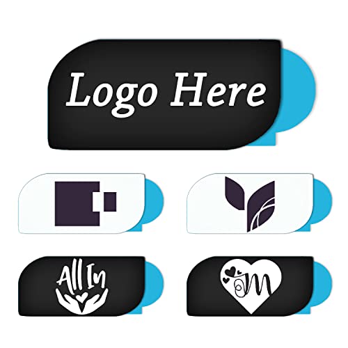 100PCS Custom Bulk Laptop Camera Cover Slide Personalized Webcam Cover Logo Text Computer Phone MacBook Privacy Cover Slide Promotion Items Promption Gift (Shape 1) - size: Shape 1