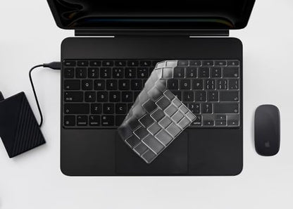 CaseBuy Premium Ultra Thin Keyboard Cover for Apple 13 Inch iPad Air 13 M3 M4(2026) & iPad Pro M5 M4(2025 2024) with Magic Keyboard, 13" iPad Pro Protector Skin Accessories, US Layout - size: iPad Pro 13" M4(2024) / Air 13 M3(2025)