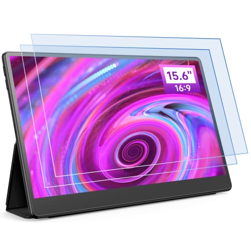 2PC 15.6 in Anti Blue Light Laptop Screen Protector, Anti Glare Filter Film Eye Protection Blue Light Blocking Screen Protector for 15.6" Display 16:9 - size: 15.6 Inch 16:9 Aspect Laptop