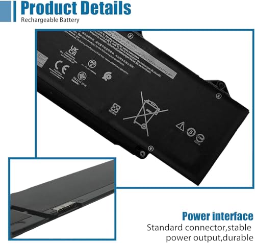 DR02P R73TC Laptop Battery Replacement for Dell Latitude 5440 5450 5540 5550 Precision 3480 3490 3580 3590 Series RXF9T 02X1V9 WYJ45 2X1V9 11.4V 54Wh - size: 10.37*3.38*0.18 inch DR02P