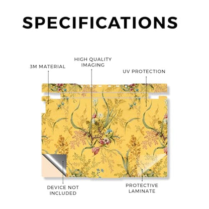 Laptop Skin Compatible with Lenovo Legion 5 Gaming Laptop (15IRX9) 2024 - Yellow Marble End - Premium 3M Vinyl Protective Wrap Decal Cover - Easy to Apply | Crafted in the USA - color: Yellow Marble End, size: Legion 5 Gaming (15IRX9) 2024 Top Skin Only,