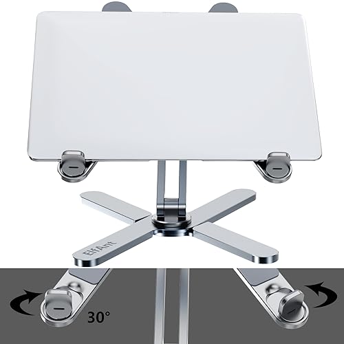 Laptop Stand 360 Degree Rotation Adjustable Portable for 10" - 17" Laptop Tablet
