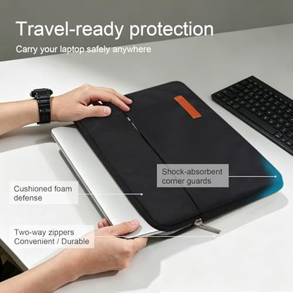 Lacdo Chromebook Case 11 Inch Laptop Sleeve for 11 Inch Acer HP Lenovo Dell Samsung ASUS Chromebook Spin 3 11, 13 inch New Surface Pro 11 Copilot+PC / 10 9 8 X, 11.6" MacBook Air Computer Bag, Black - color: Black, size: 11-11.6 Inch