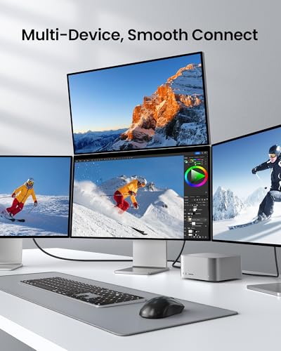 Silkland 80Gbps Right Angle USB 4 Cable for Thunderbolt 5 Cable 10FT, 120Gbps Bandwidth for 16K/Dual 8K, 240W, 90 Degree Braided USB C Video Cable Compatible Thunderbolt 4/5, MacBook M4 Pro,Dock - size: 10FT