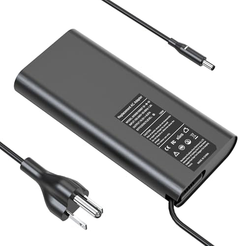 130W AC Adapter Laptop Charger Replacement for Dell XPS 15 7590 9530 9550 9560 9570 Precision M3800 M2800 5510 5520 5530 5540 Ins piron 7347 7348 7459 HA130PM130 0V363H 06TTY6 Power Supply Cord - color: black6