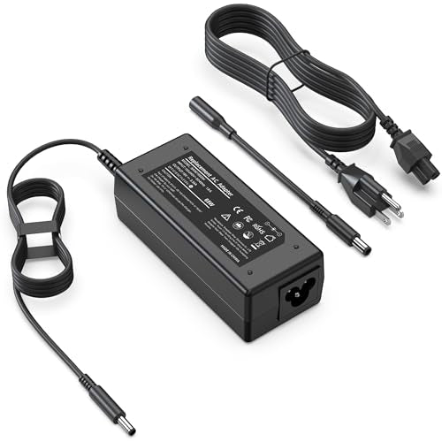 65W 45W AC Adapter Laptop Charger Round Tip Compatible with Dell Inspiron 15 Charger 13 14 17 3000 5000 7000, 2-in-1 Series 3558 3181 5100 5535 5559 5567 XPS 9350 9360 Charger Laptop Power