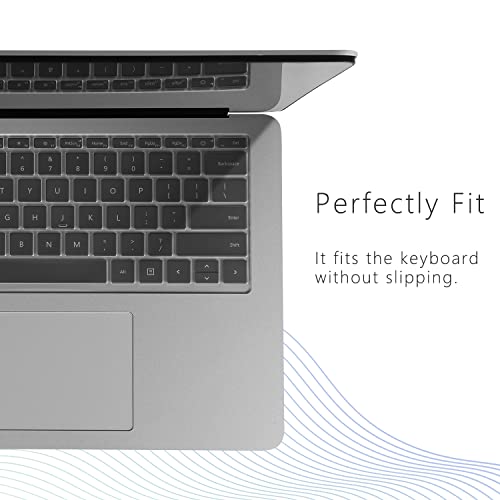 Keyboard Cover Protector for 2023 Microsoft Surface Laptop Studio 2/2022 Laptop Studio 14.4", Premium Ultra Thin, High Transparency Keyboard Skin Film, US Keyboard Layout [Clear TPU] - size: Laptop Studio