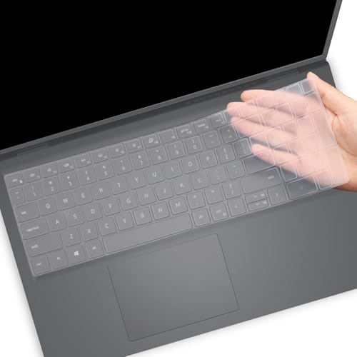 Keyboard Cover for Dell 15 Laptop DC15250 DC15255, Dell 16 DC16250 DC16251 DC16255 DC16256 & 16 Plus/16 Plus 2-in-1 DB06250 DB16250 DB16255 (NOT Fit Dell 16 Premium Laptop DA16250)-Clear - color: Clear