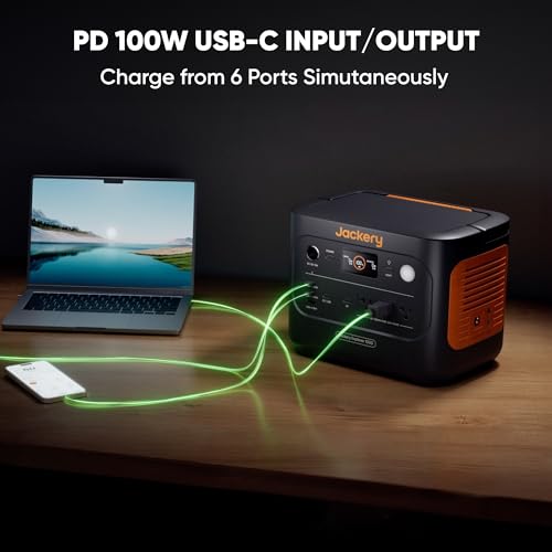 Jackery Solar Generator 1000 v2 with 2 * 200W Solar Panels, 1070Wh LiFePO4 Portable Power Station, 1500W AC Output, 1hr Fast Charge, Backup Power for Outdoor Camping, RV, Off-Grid & Emergency - style: E1000v2+200Wx2