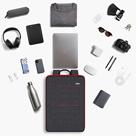 Slim & Expandable Laptop Backpack Water Resistant Backpack Travel Backpack Compatible with MacBook Air/Pro/Neo 13-14 inch, XPS 13/14, Surface 13.5" and Most 13-14 Notebooks，B01RD01 - color: B01rd01, size: 13"-14"