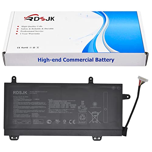 C41N1727 Laptop Battery for Asus ROG Zephyrus M GM501 GM501G GM501GM GM501GS GU501 GU501GM GM501GM-WS74 GM501GS-XS74 GM501GS-EI015T GU501GM-BI7N8 Series 0B200-02900000 0B200-02900000M 15.4V 55Wh