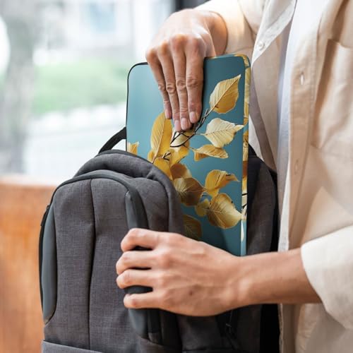 14 inch Laptop Sleeve with Handle Shockproof Laptop Bag Waterproof Computer Cover Bag Birch Leaves Briefcase
