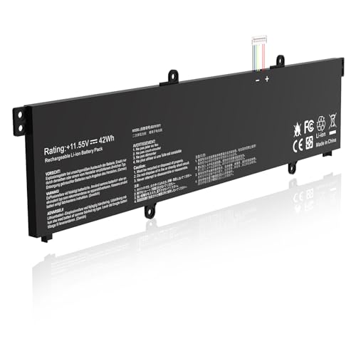 Laptop Battery B31N1911 C31N1911 Compatible with Vivo Book Flip 14 TM420IA M413DA M413 TP470EZ TP470EA TP420UA TP420IA F413 S413 0B200-03750000 0B200-03580000 B0B200-03580300 42Wh 11.55V - color: B31N1911