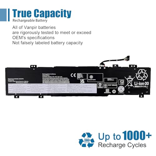 L22C3PF2 Laptop Battery Replacement for Lenovo V14 V15 G4 AMN IdeaPad Slim 3 14AMN8 14IAH8 15IAN8 15IRU8 16IAH8 Series L22D3PF2 L22B3PF2 L22M3PF2 L22X3PF2 SB11K09308 11.31V 47Wh 4156mAh - size: 11.75*2.45*0.25 inch L22C3PF2