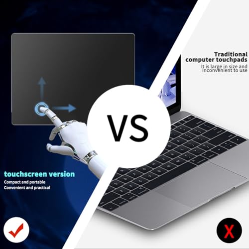 USB Wired Multi-Touch Trackpad Slim Touchpad Mouse for Window Desktop/Laptop/Notebook Computer PC White