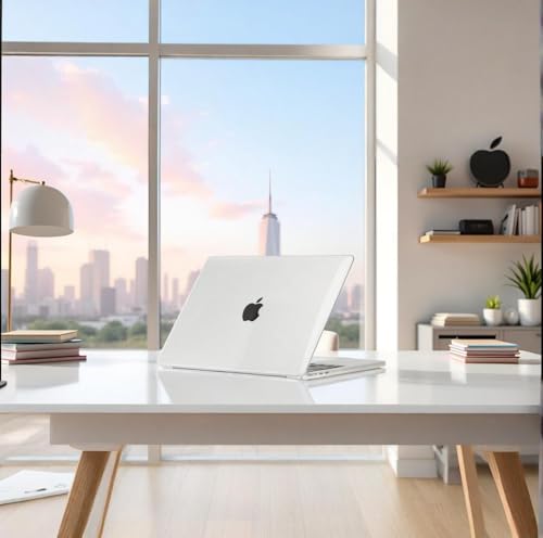 Se7enline Compatible with MacBook Pro 13 Case Crystal Hard Laptop Cover 2024/2023/2022/2021/2020 for Mac Pro 13-inch Model M1/M2 A2338/A2251/A2289 with Touch Bar&Keyboard Skin, Transparent/Clear | Hard Shell Laptop Case Washable Keyboard Cover Skin Anti-S