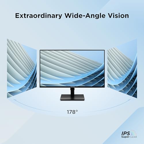 ViewSonic VA2748-MHJ 27 Inch Full HD Computer Monitor, IPS 120Hz Display | Height Adjustable Stand, HDMI, VGA, Eye Care, Frameless, Home Office, Laptop, PC, Mac, Anti Glare, 1ms, 300 Nits, Pivot Tilt - size: 27-Inch Ergonomic